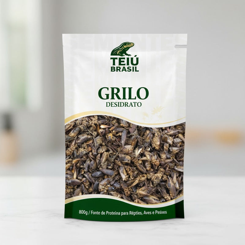 Ração de Grilos Desidratados – 800g
